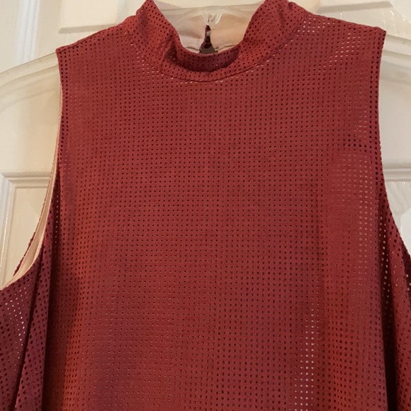 Rwish4u Rustic Red Sleeveless Dress - Picture 3 of 13